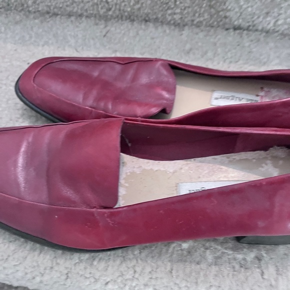 ✨Vintage Etienne Aigner Burgundy Red Leather Loafers - Size  9. ✨ - Picture 9 of 12
